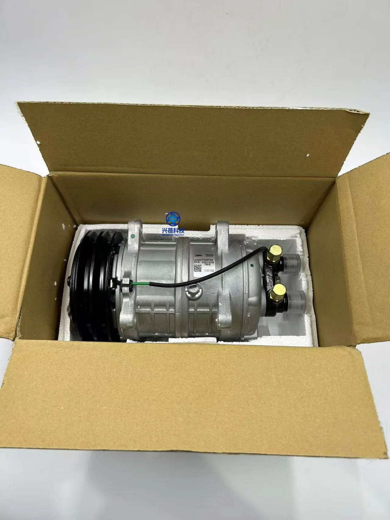Compressor ac tm16 original de alta qualidade, 12v/24v r404a para caminhão refrigerado termo king, carro universal, ônibus ac, treinador
