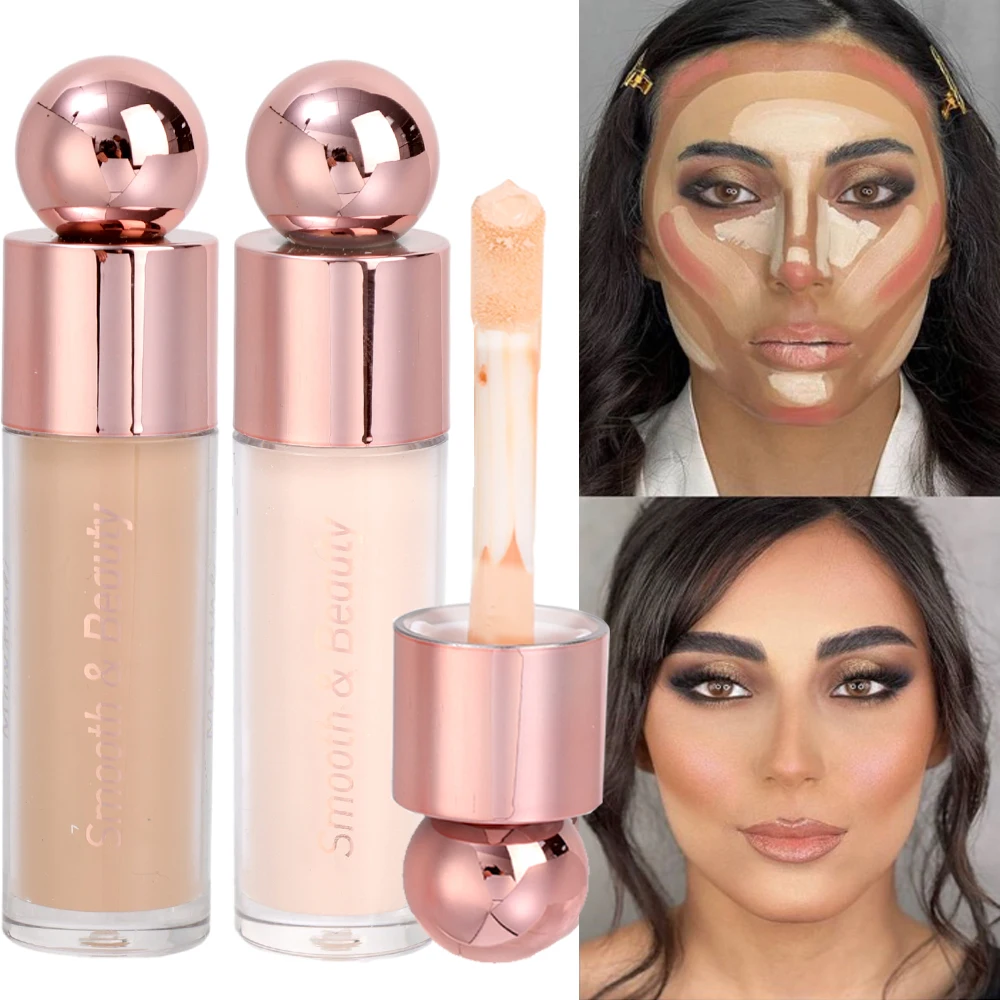 Waterproof Face Contouring Concealer Stick Lasting Brown Matte Nose Shadow Cream Brighten Blusher Face Bronzer Makeup Cosmetic