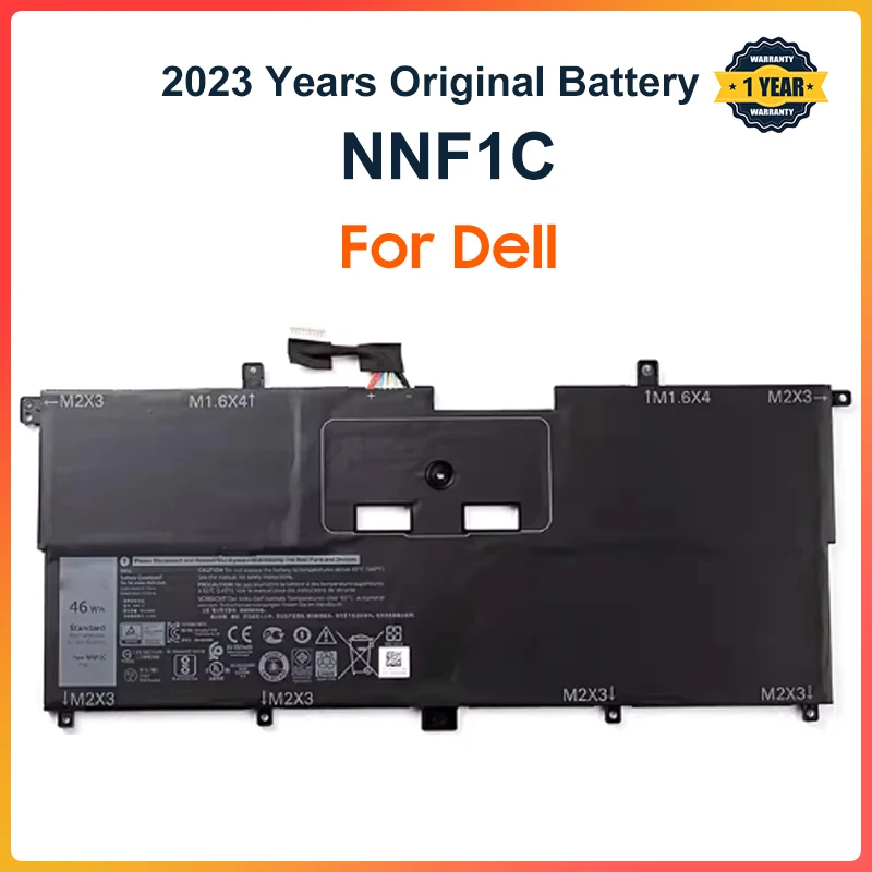 

NNF1C HMPFH Laptop Battery For Dell XPS 13 9365 XPS13-9365-D1805TS,D1605TS N003X9365-D1516FCN NP0V3 P71G P71G00 46WH