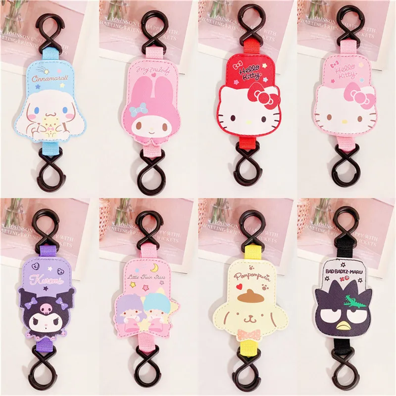 

Cute Cartoon Cinnamoroll Kuromi Car Modeling Hook Lovely Car Seat Back Receiver Hook Multifunctional Household Pram Storage Hook