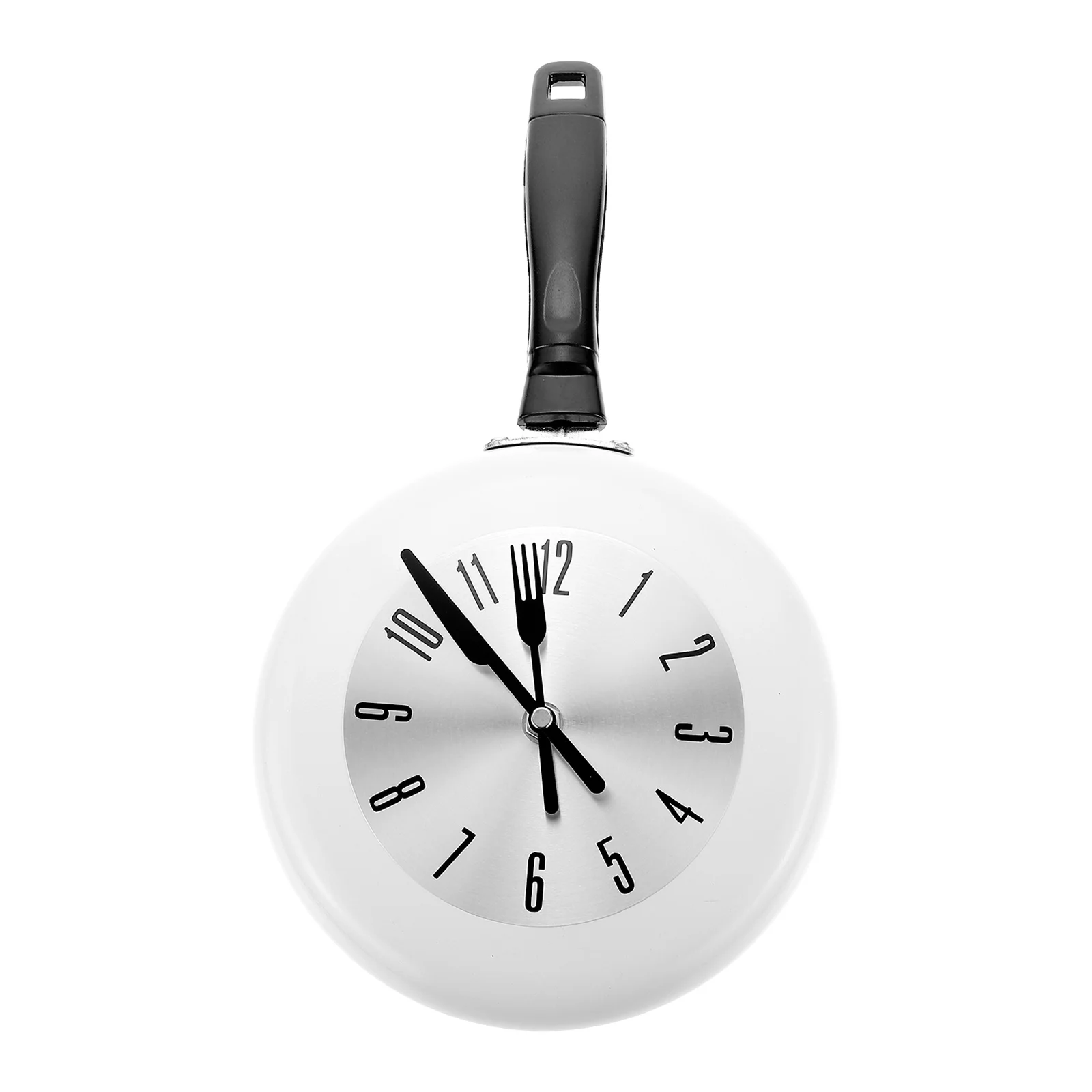 Operated Wall Clocks Pan Metal Hanging Decorate Decorative Office Griddle