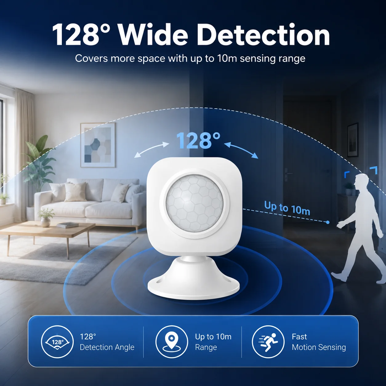Tuya WiFi PIR Motion Sensor Sm - đánh giá và giá Smart Home Wifi