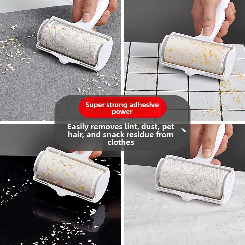 

Tearable Sticky Roller Brush for Clothes Dust Removal Hair Stick Cleaner Laundry Care Tool by Imperial DF14878