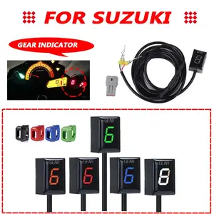 Indicador LED De Marcha De 6 Niveles Para Suzuki GSXR1000/600/750 - 3 Colores (verde, Azul, Rojo