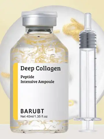 Korean Silk Collagen Essence Serum Deep Peptide Intensive Revitalizing Face Cream Anti-Wrinkle Firming Lifting Skin Care 40ml