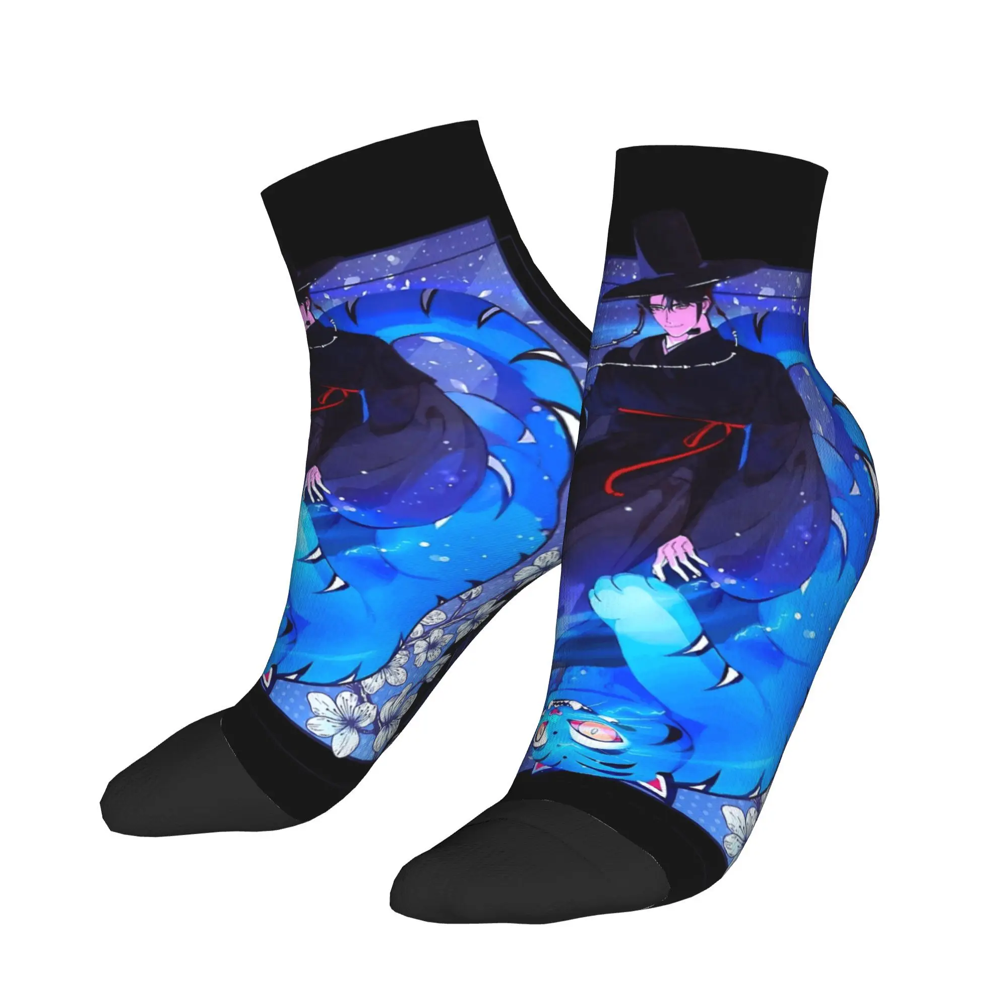 

JINU Saja Boys Kpop Demon Hunters Movie Ankle Socks Non Slip Quality Climbing Socks For Couple Autumn Funny Design Sock