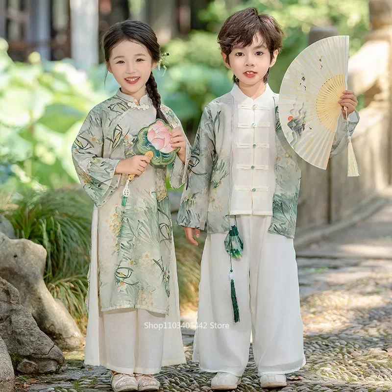 tenue-traditionnelle-chinoise-pour-garcons-costume-hanfu-style-automne-vetements-de-spectacle-tang-mode-traditionnelle-chinoise-pour-bebes