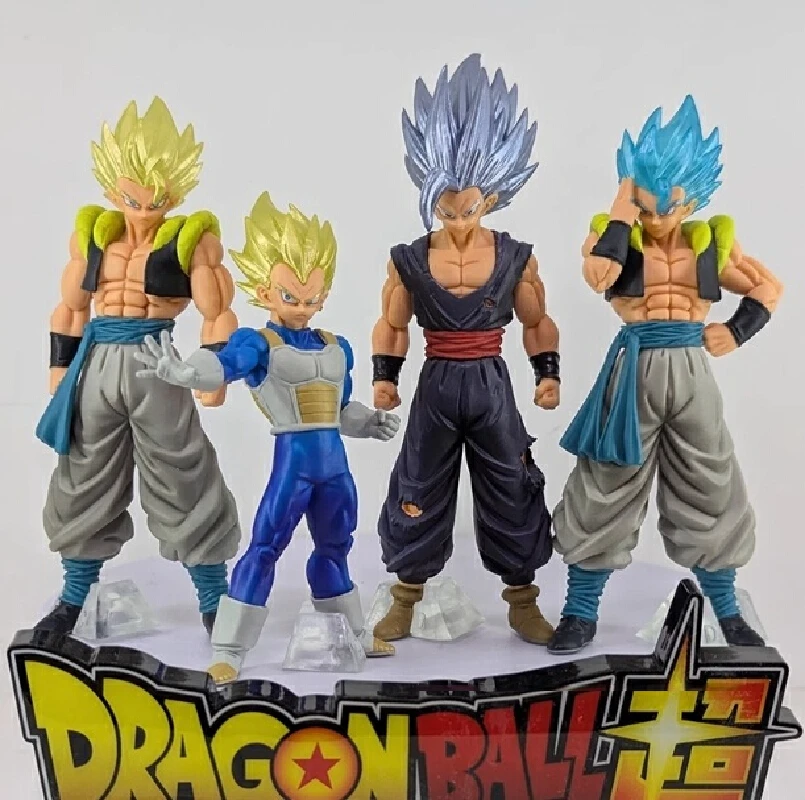 

In Stock Bandai Dragon Ball Hg Doll 4 Anime Action Dolls Set Saiyan Man Twist Egg Sun Wukong Beijita Model Doll Kid Gift