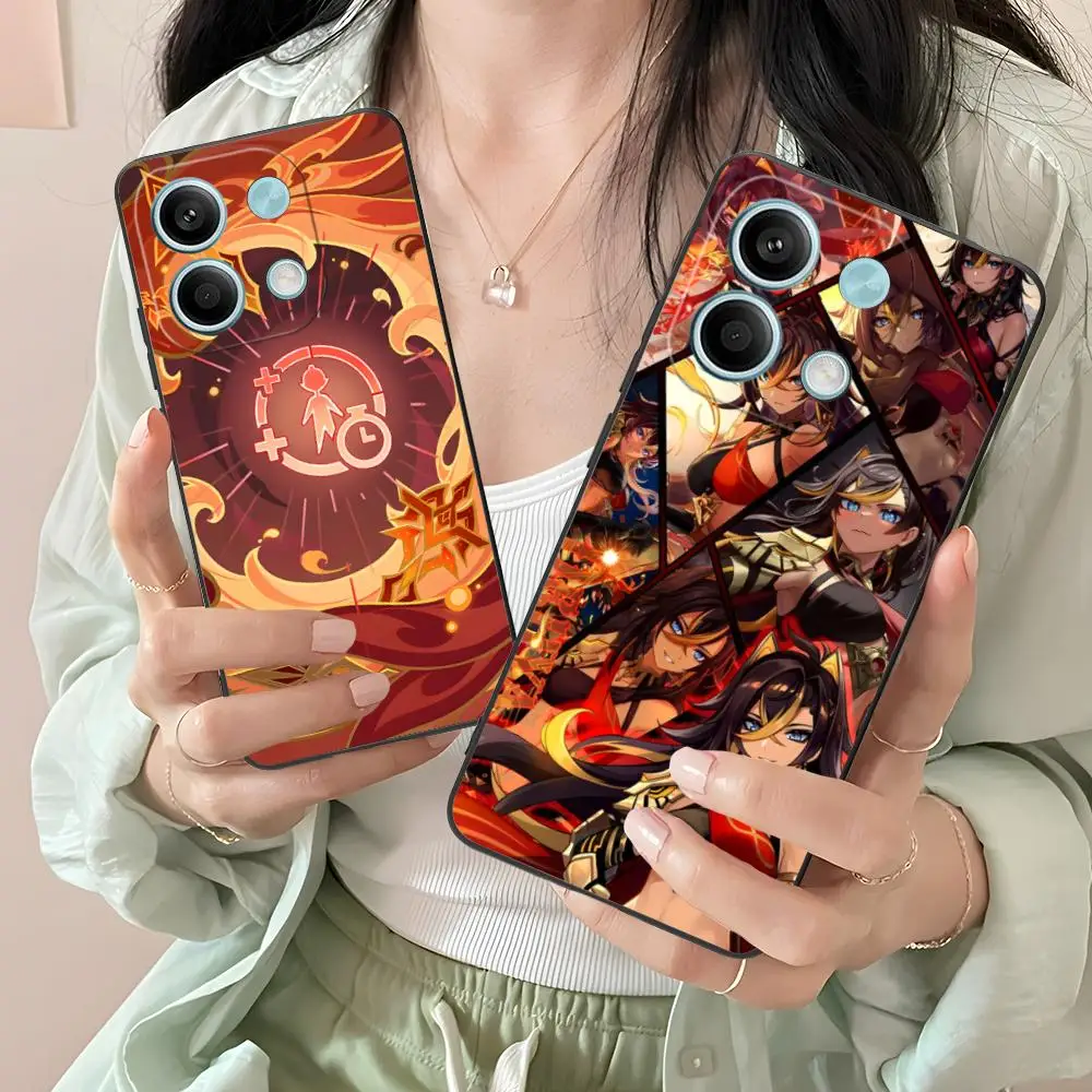 

Game GI Dehya Mobile Phone Case for Xiaomi Redmi 15 14 13 12 A5 3 2 1 C Plus 4G 5G Colorful Printing Cover Pretty Cover Luxury