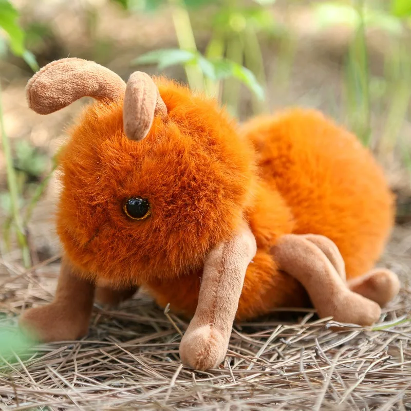 27 cm mignon fourmi Animal en peluche poupée dessin animé insecte en peluche poupée fourmi douce jouets en peluche pour fille garçon cadeau d'anniversaire décoration de la maison poupées