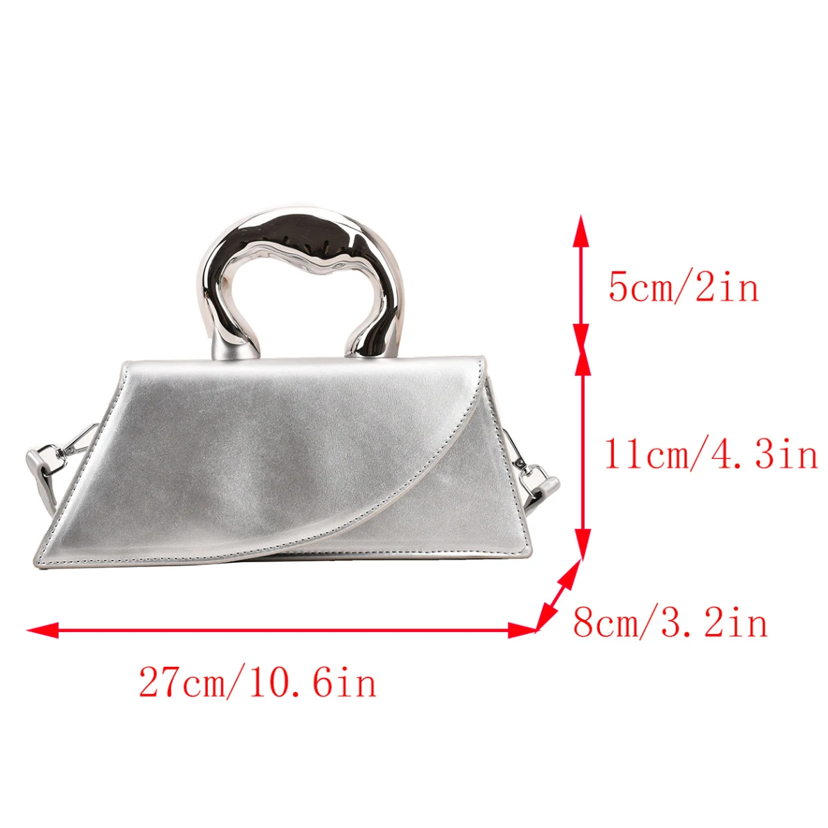 Luxury Purple Shoulder Bag Trendy Solid Color Leather Small Handbag With Silver Short Handle Satchel Tote Clutch Bag Flap bolsos