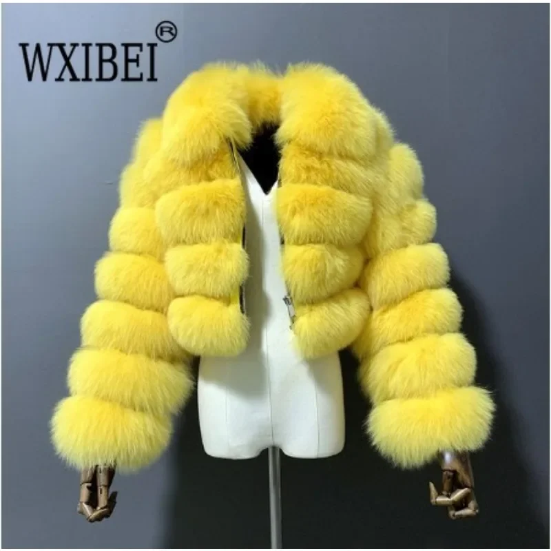 Casual White Black Fluffy Fall Winter Faux Fur Coat Women Short Jacket Long Sleeve Cropped Puffer Fur Jacket for Women Outwear