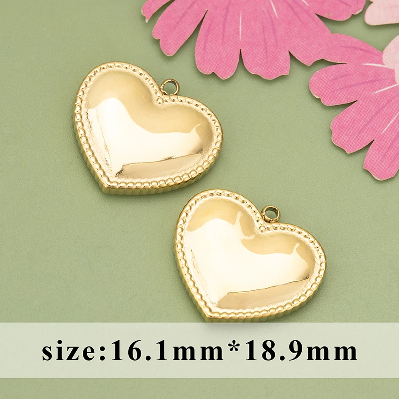 assoonas, 4 Stück/Set, ME60, Schmuckzubehör, 316L-Edelstahl, nickelfrei, handgefertigt, Anhänger, Schmuckherstellung, DIY-Anhänger – Detail 5
