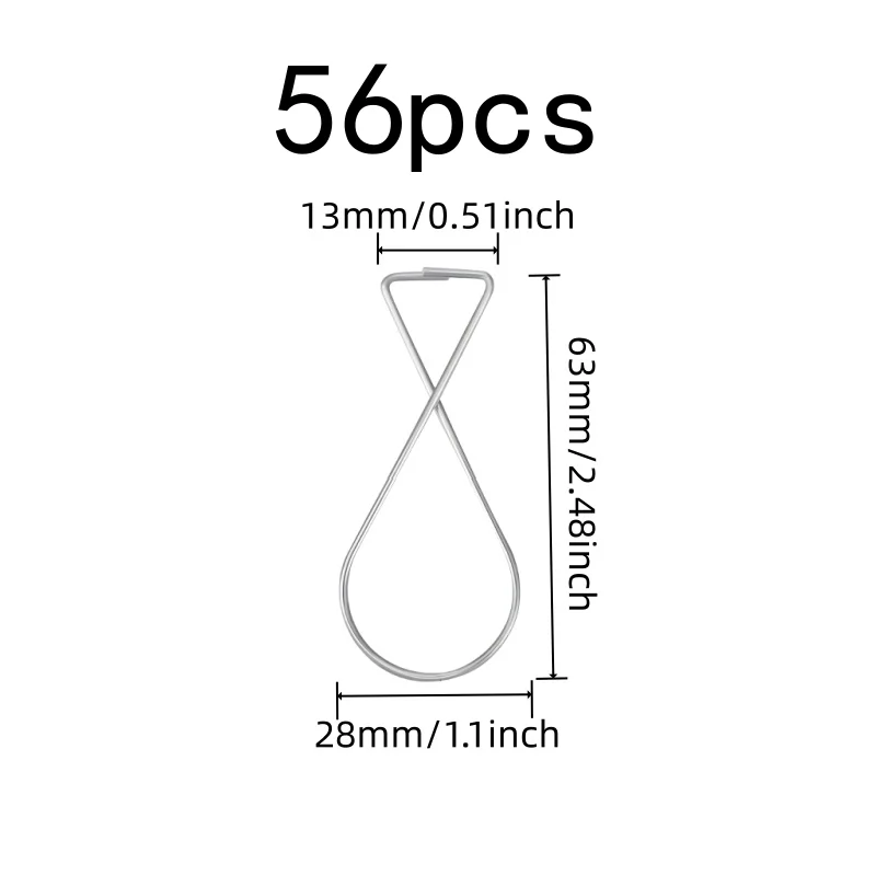 56 pcs Ceiling Grid Hangers, Easy Install No Tools for School Classroom Decor, Multipurpose, Versatile