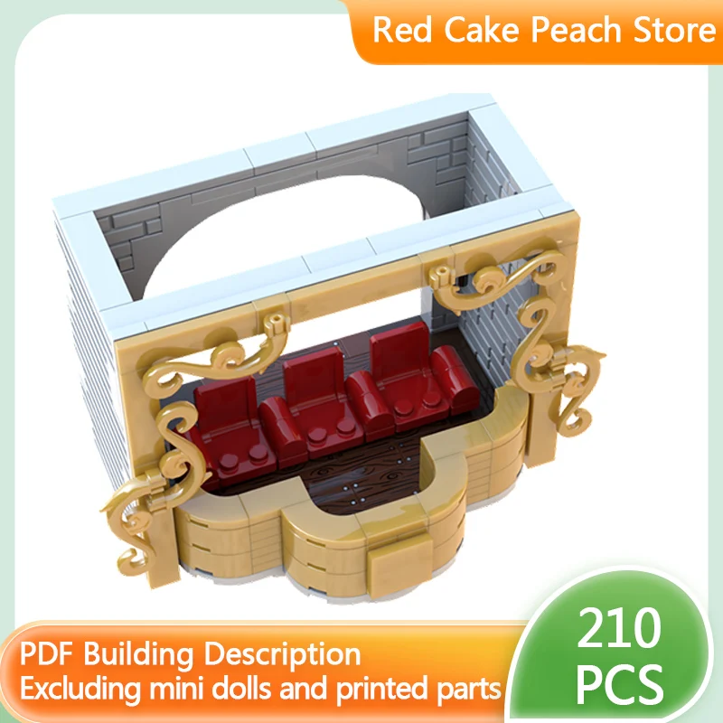 

Модель «Городская улица» MOC: Конструктор «Трибуна театра», модульная технология, развивающая игрушка для детей, подарок на праздник, набор для сборки