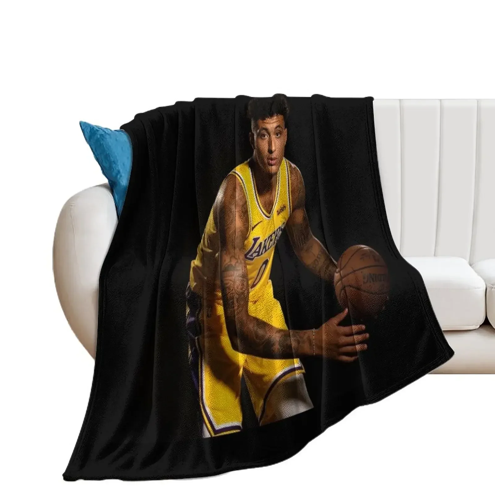 kyle kuzma Throw Blanket christmas gifts Decoratives Blankets