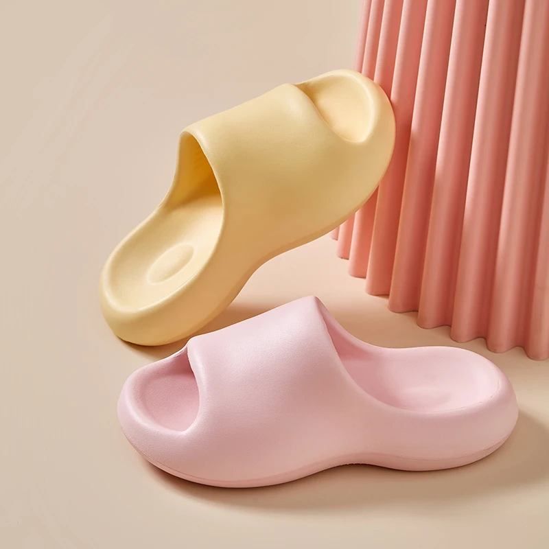 Rimocy Thick Platform Cloud Slippers Women Comfortable Soft Sole Home Slides Woman 2024 Summer Eva Non-Slip Beach Flip Flops