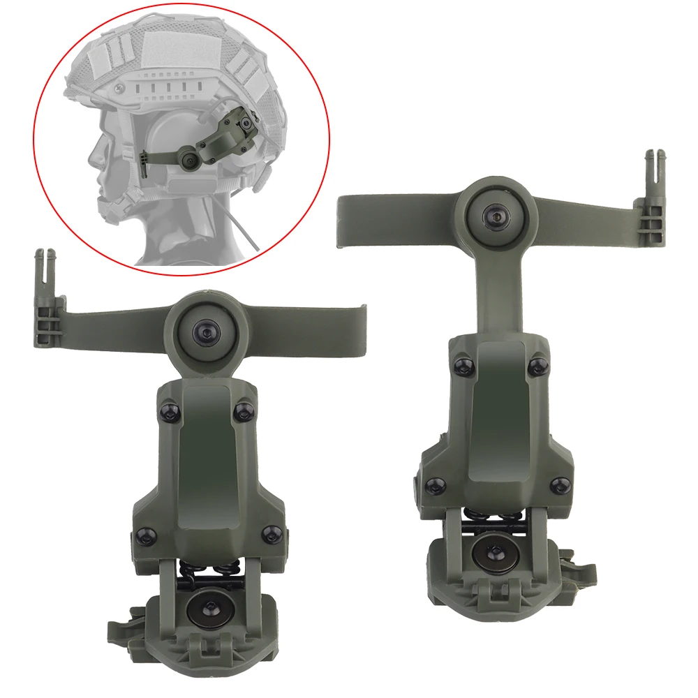 Helmet Rail Adapter for C series Tactical Headset Bracket Airsoft Helmet Rail Mount Fits OPS Core ARC and Team Wendy M-LOK Rail