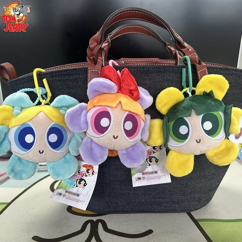 جديد عيد الميلاد قلادة الكرتون 12 سنتيمتر الأصلي زهرة تصميم Powerpuff الفتيات الديكور حلي معلقة لوازم الحفلات هدية #5