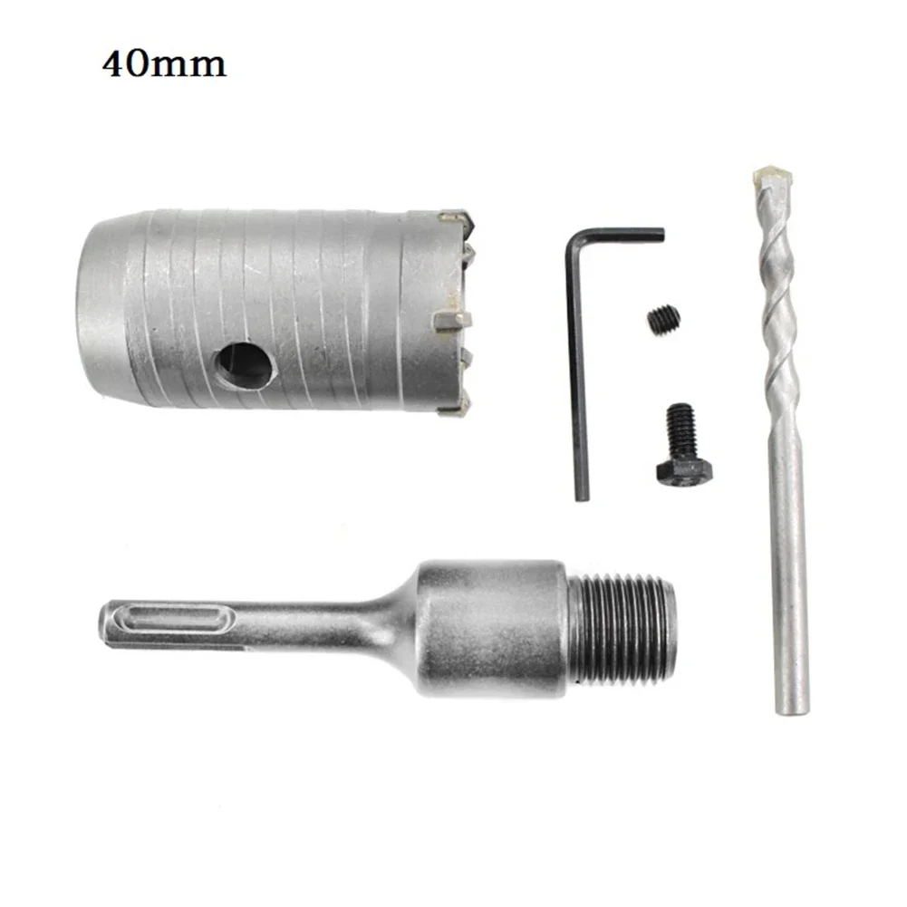 

Concrete Core Drill Bit Kit for SDS PLUS Shank 40mm 50mm 65mm 68mm with Carbide Tipped Metal for Various Applications