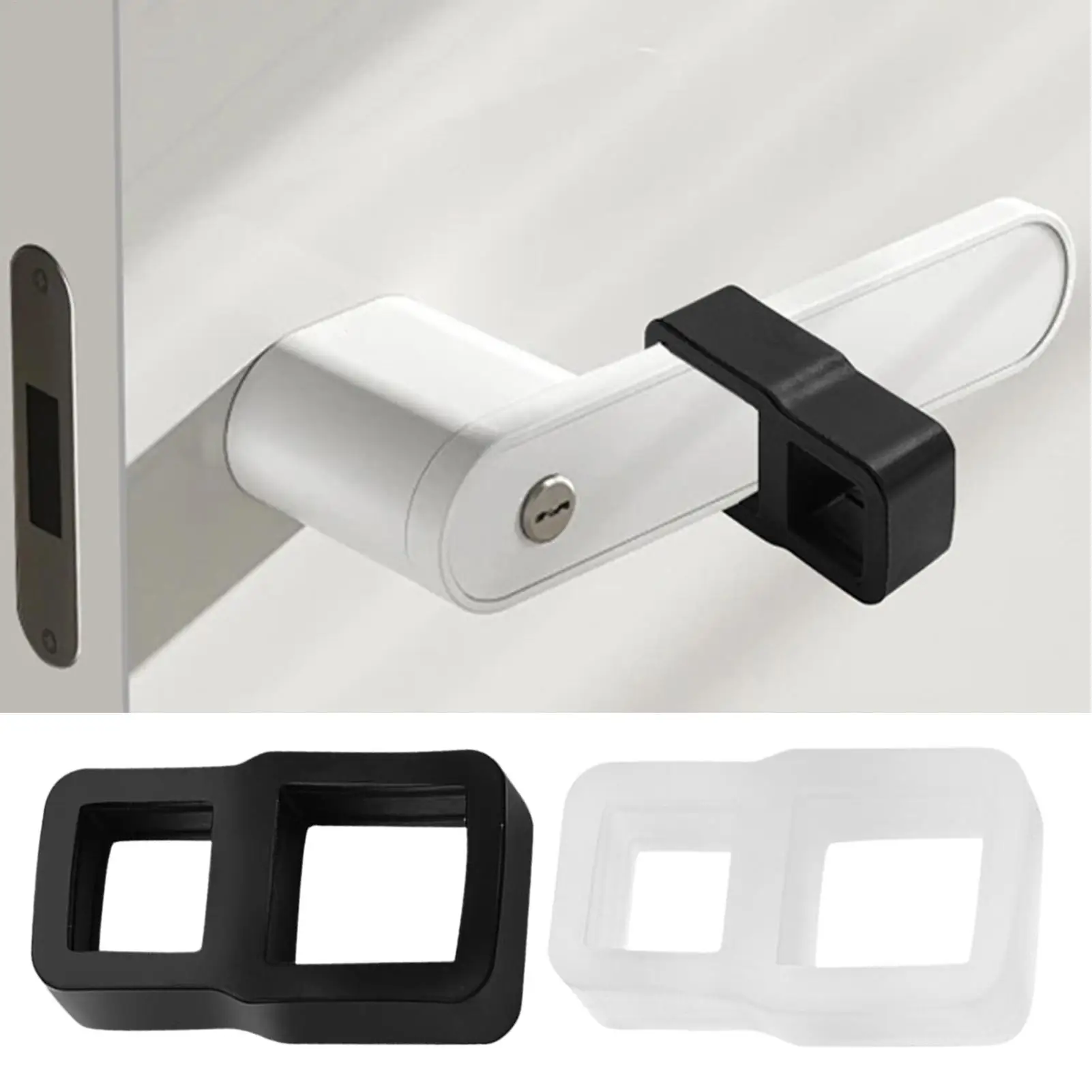 Silicone Door Handle Crash Pad Wall Protectors Soft