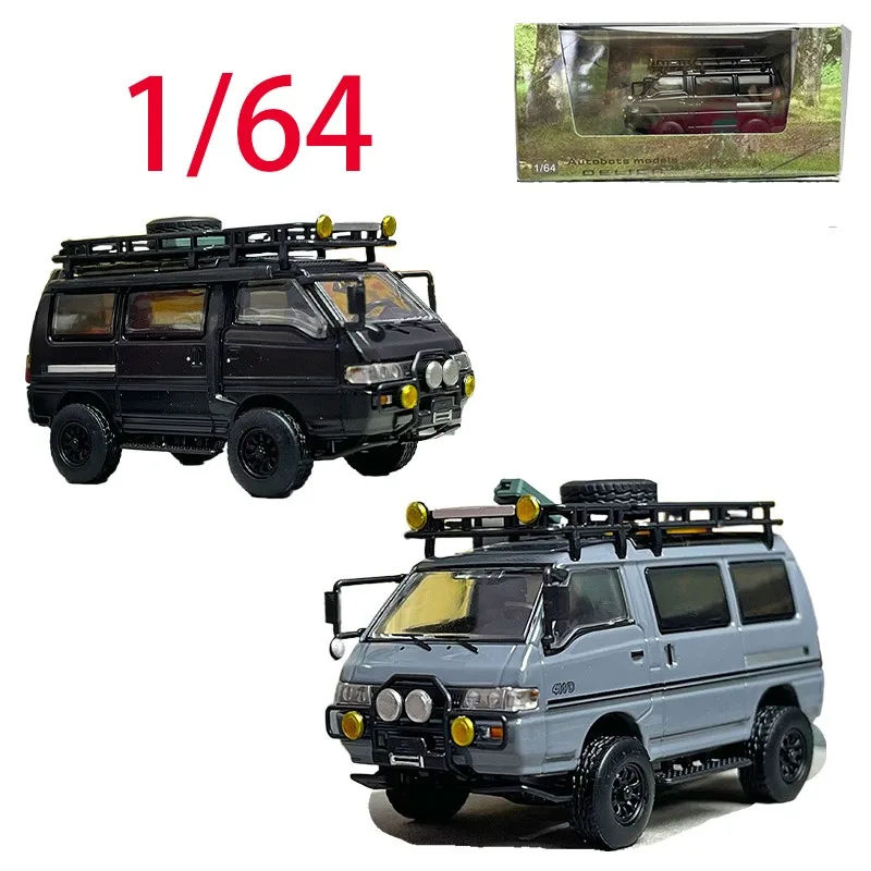 

Autobots Diecast 1/64 Scale Mitsubishi Alloy Car Model Mitsubishi Delica 3 Play Vehicles Toys for Boys Original Box Collection