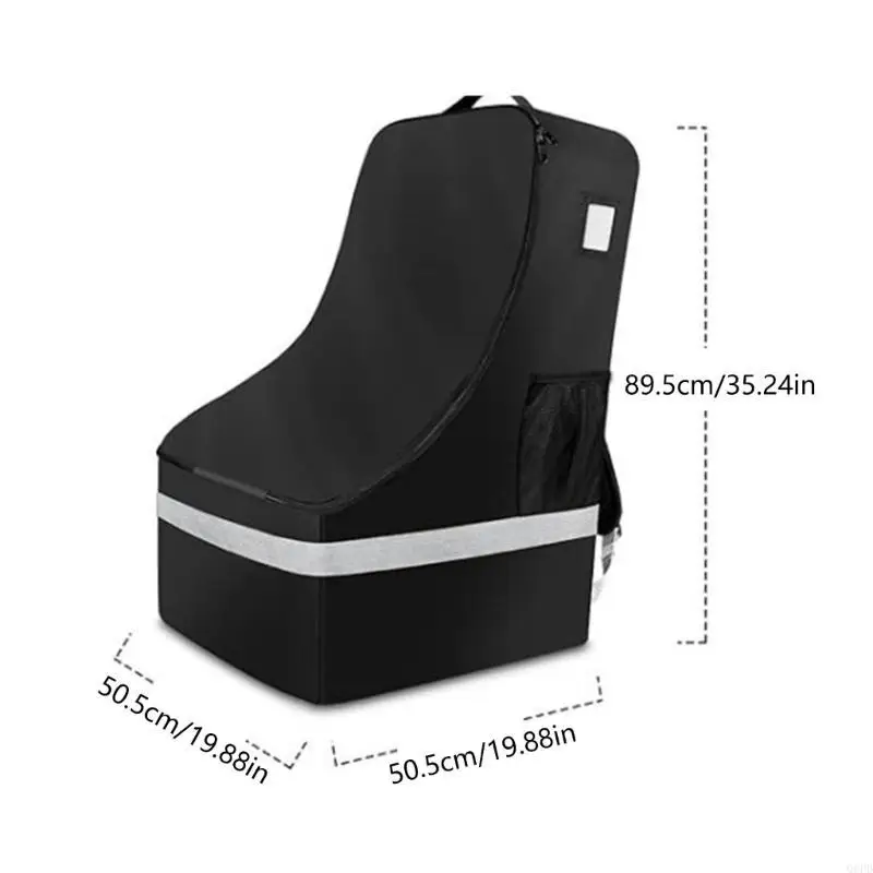 Organizadores coche fácil limpieza, bolsa almacenamiento para asiento coche bebé para viajes por carretera y