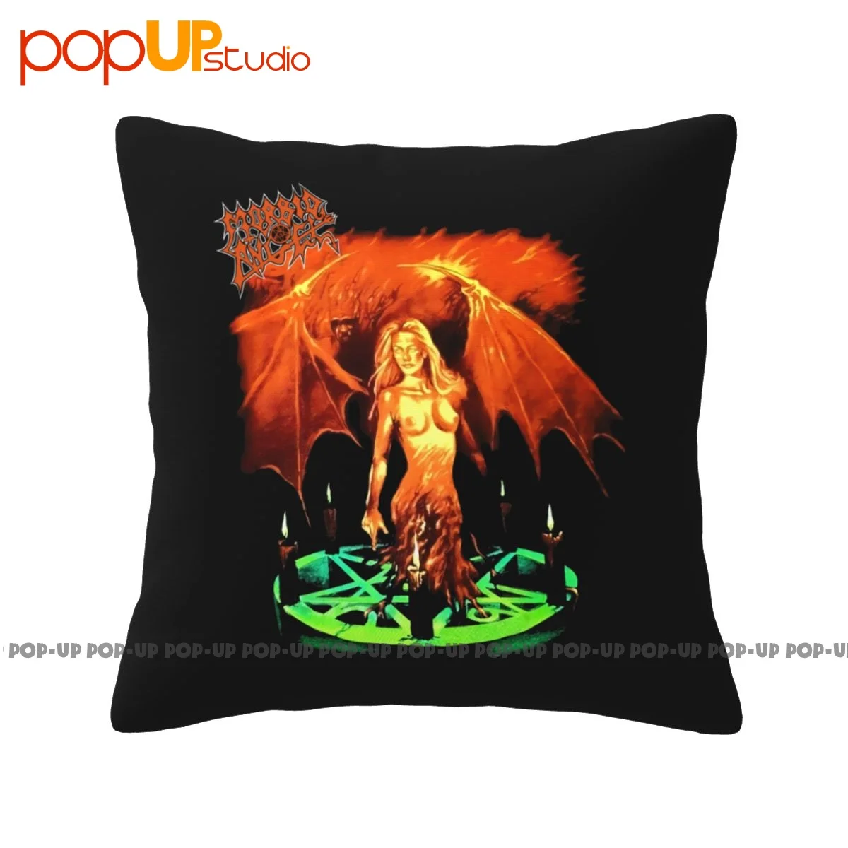 Funky Morbid Angel New Angel Of Disease Pillowcase Throw Pillow Cover Creative Home Decor Zipper Type