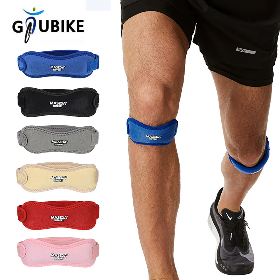 1 PCS New Knee Patellar Tendon Knee Support Strape Brace Adjustable Shock Absorption Compression Knee Pad Sleeve for Basketball
