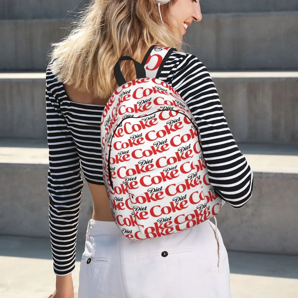 

Coke Funny Lover Diet Student Backpack School Bag Hiking Travel Daypack for Men Women Bookbag Shoulder Bags