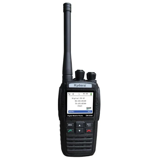 Easy Operating Encrypted DMR Digital Walkie Talkie 7 Watts 2 Way Radio DM-8566Plus