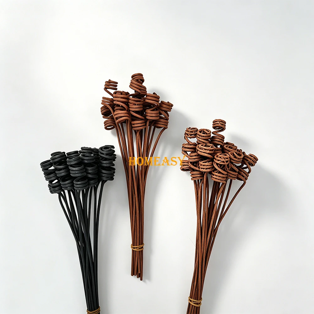 Hot Sale Natural Rattan Reed Diffuser Sticks, Coil Shape No Fire Aromatherapy Volatile Sticks, Home Fragrance Refill Accessories view 5