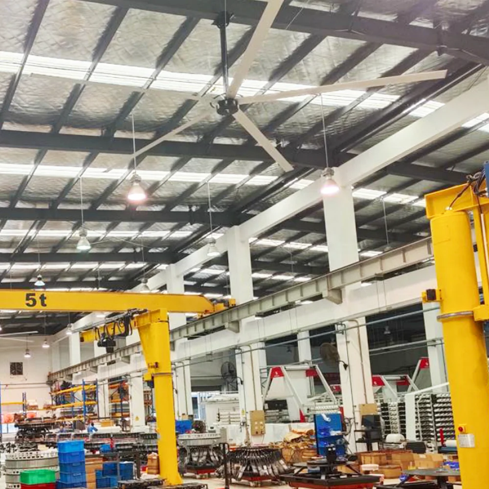 Kipas Industri Besar HVLS, Kipas Plafon untuk Pendinginan Musim Panas dengan Angin Kencang, Promo Harga Spesial