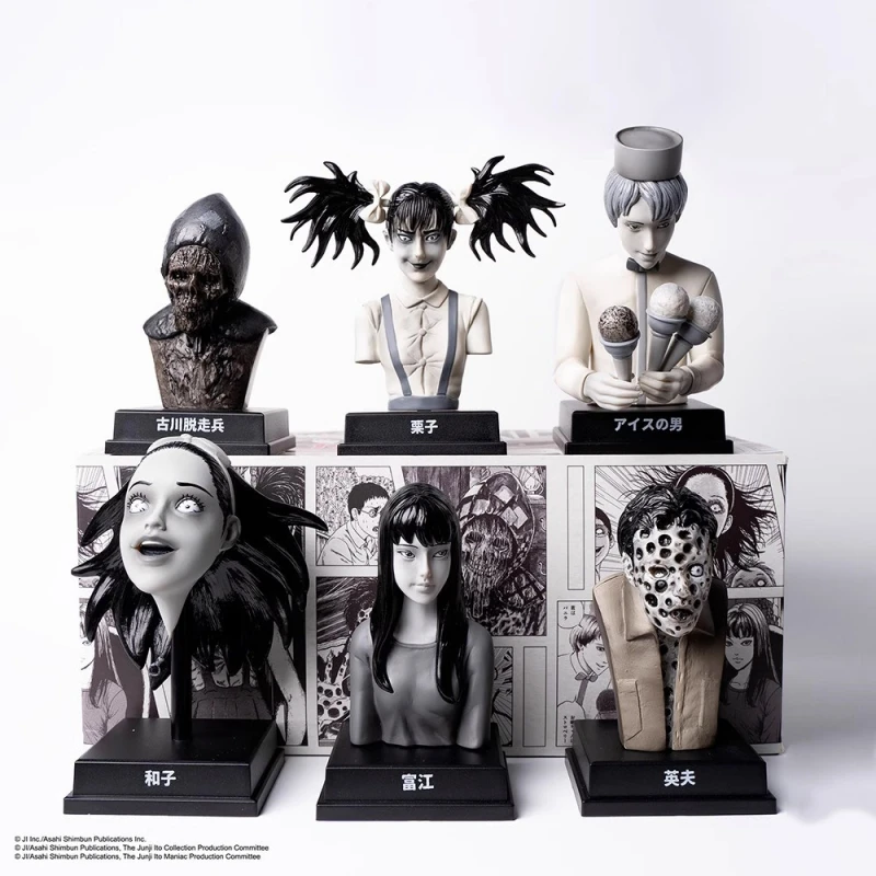 

New Official Unbox Junji Ito Weird Box Blind Box Mystery Box V2 Tomie Collect Figurine Anime Peripheral Desktop Decor Fans Gifts