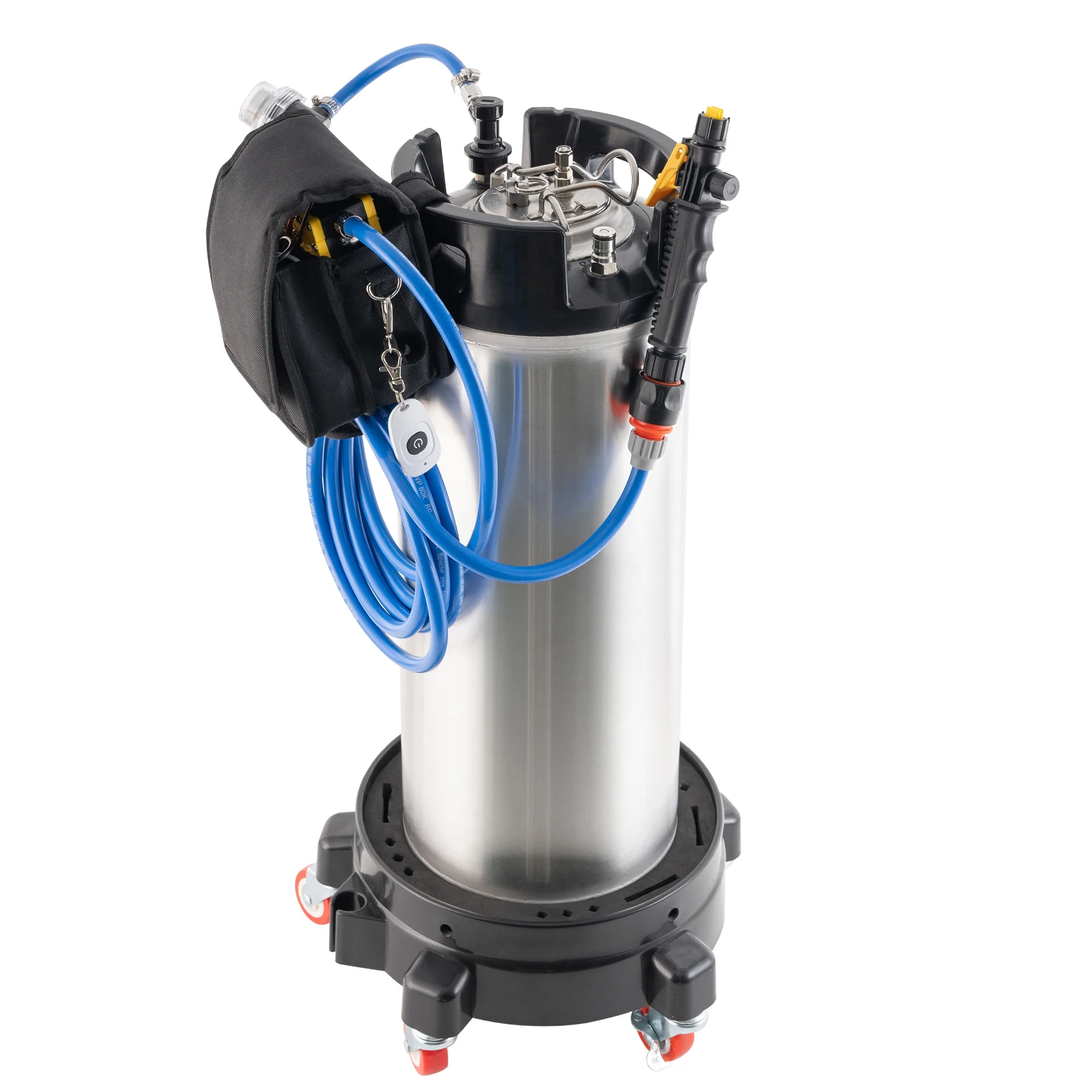 

Window Tint Tool Power Tint Keg Sprayer Electric Spray Pump System Pressure Tank with Rotatable Wheels Base