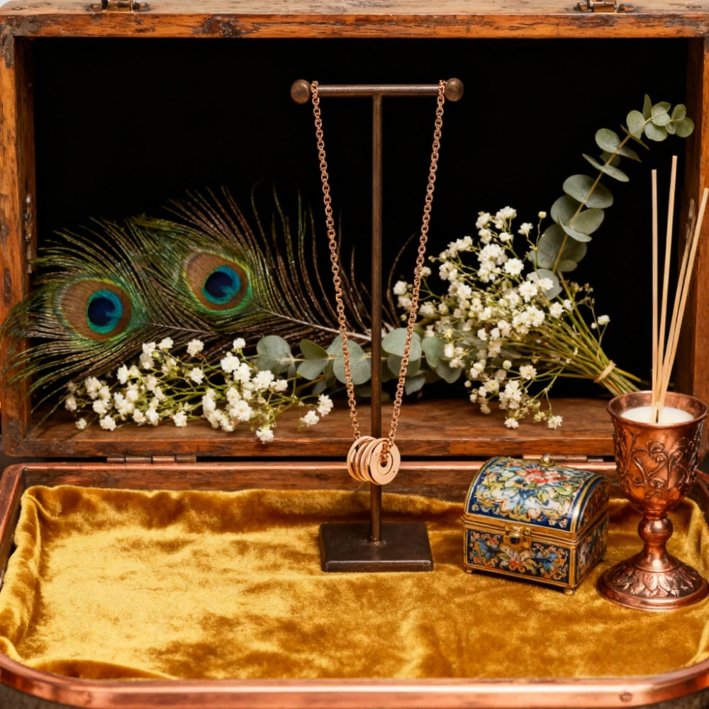 

Fashion Jewelry High Quality Fashion Classic B.Zero1 Series Pave Diamond Round Mini Necklace for Women Jewelry Gift Necklace