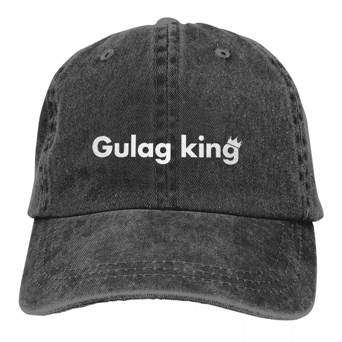 Washed Men's Baseball Cap Gulag King Warzone Classic Trucker Snapback Caps Dad Hat COD Black Ops Cold War Golf Hats