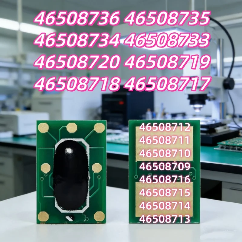 

2Set Compatible 46508712/11/10/09 46508716 Chip For OKI C332dn MC363dn Toner 46508736 46508735/34/33 46508720 46508719/18/17