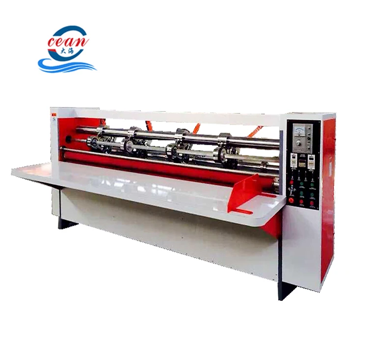 Semi-automatische dunne bladsnijmachine, golfkartonnen snijmachine