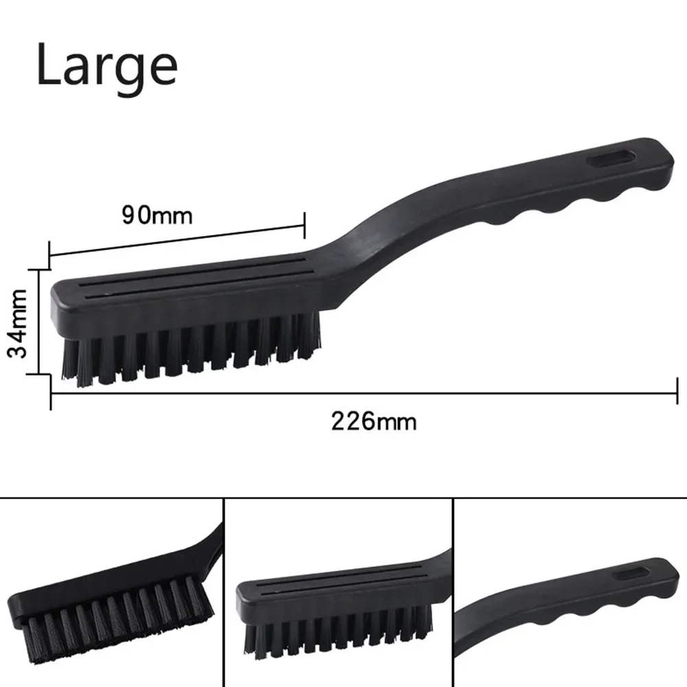 Anti Static Brush Plastic+Synthenic Fiber Small/Medium/Large 1 Pc/3 Pcs Black For Cleaning Components Brand New