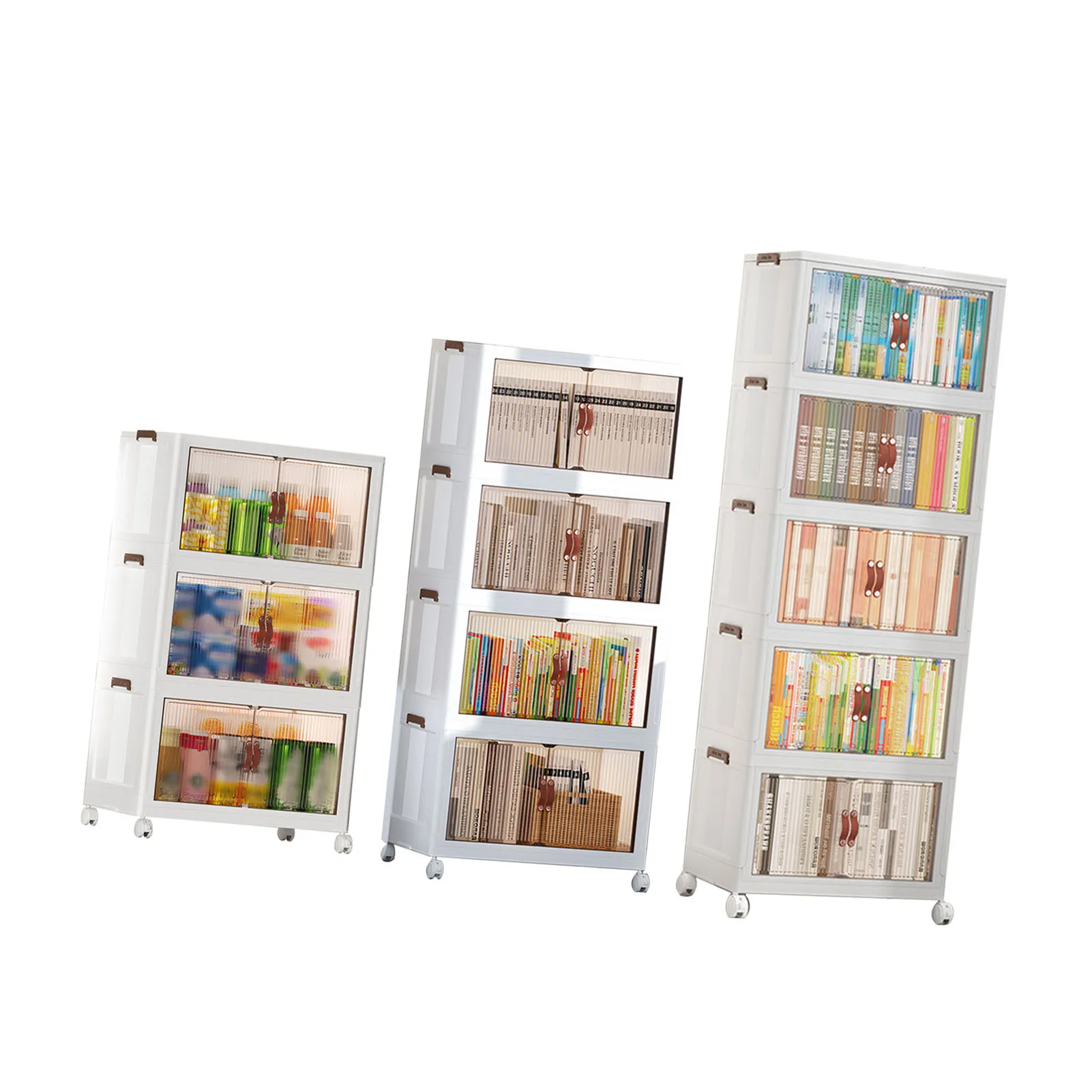 

Storage Cabinet Folding Storage Cabinet Space Saving Organizer Multifunctional Plastic Baby Wardrobe Living Room Baby Wardrobe