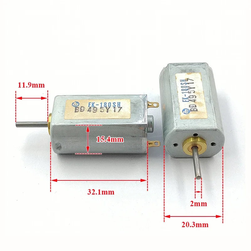 Mabuchi Mini 180 Motor FK-180SH-16150 DC12V Compact Size Efficient Performance for Appliances And Equipment