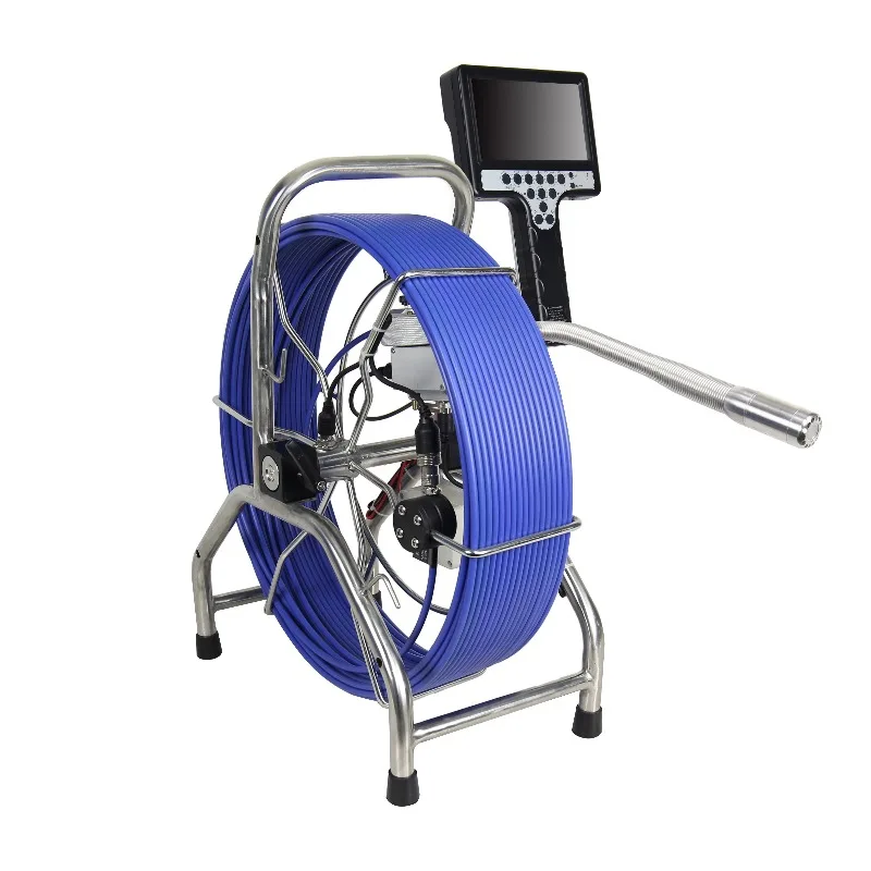 

[2026]28mm Dome Sewer 512Hz Sonde Self-Levelling 60M Cable CMOS Sensor DVR Data Storage For Pipeline Drain Pipe Inspectio