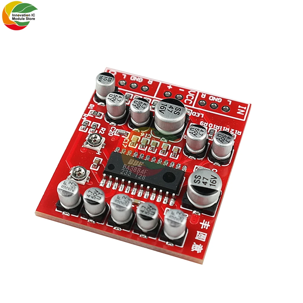 BA3884F soundboard front signal BBE sound effect exciter DIY module improves high and low bass clarity