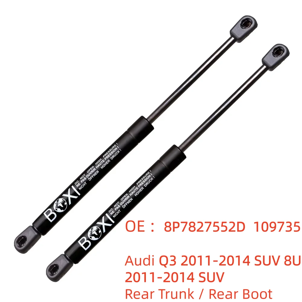 

BOXI 2pcs Boot Gas Spring Lift Support For Audi Q3 2011 - 2014 SUV 8U 2011 - 2014 SUV 8P7827552D 109735 Gas Springs Lift Struts
