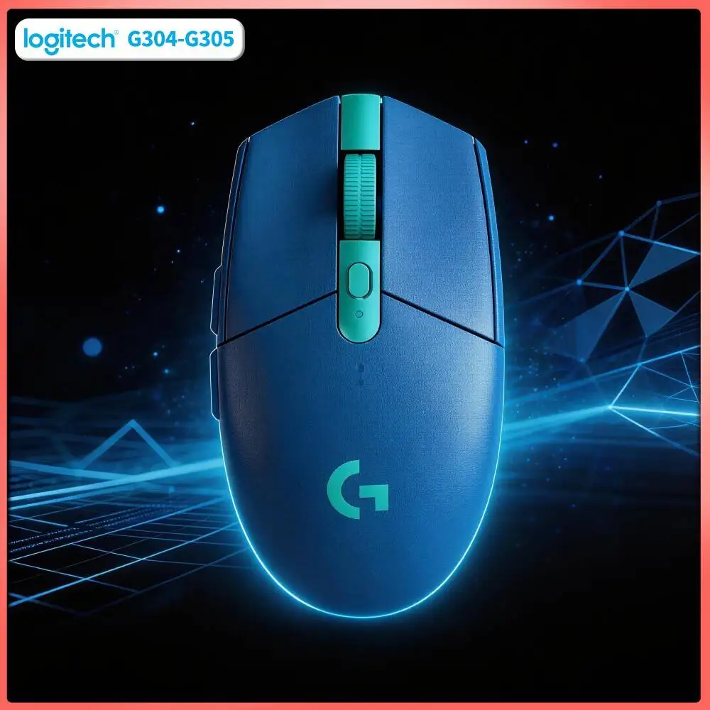 G305 Wireless Mouse for Gamers, 12000 DPI HERO Sensor, 6 Programmable Buttons, 250h Battery, PC Mac Gamer Essential