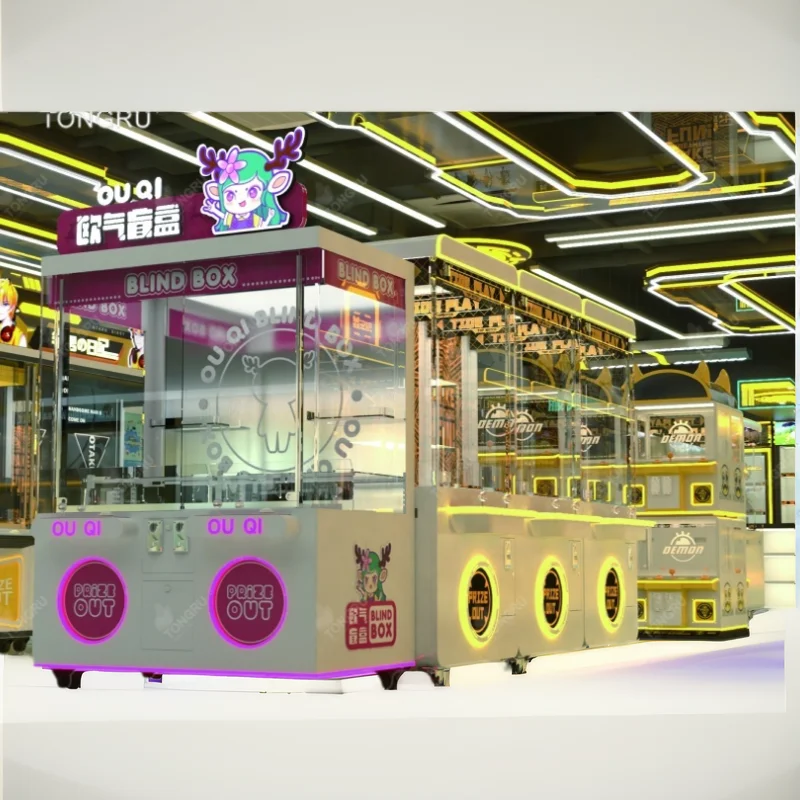 POS&NFC Pay Coin Operated Stuffed Plush Animals Claw Crane Machine Prize Games Catcher Arcade Claw Machine with bill acceptor