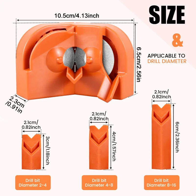 

Многофункциональная электрическая точилка для сверл и ножей, одноразовый двусторонний полировально-шлифовальный инструмент для дома и DIY
