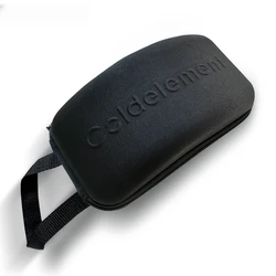 Hard Ski Goggle Case EVA Box Breathable Air Vents Water Resistant Shockproof Shell Large Sports Storage Carrying Holder Black