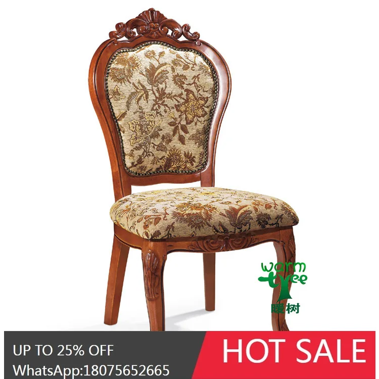 

MJY European Dining Chair Solid Wood/Oak Coffee Chair American Furniture